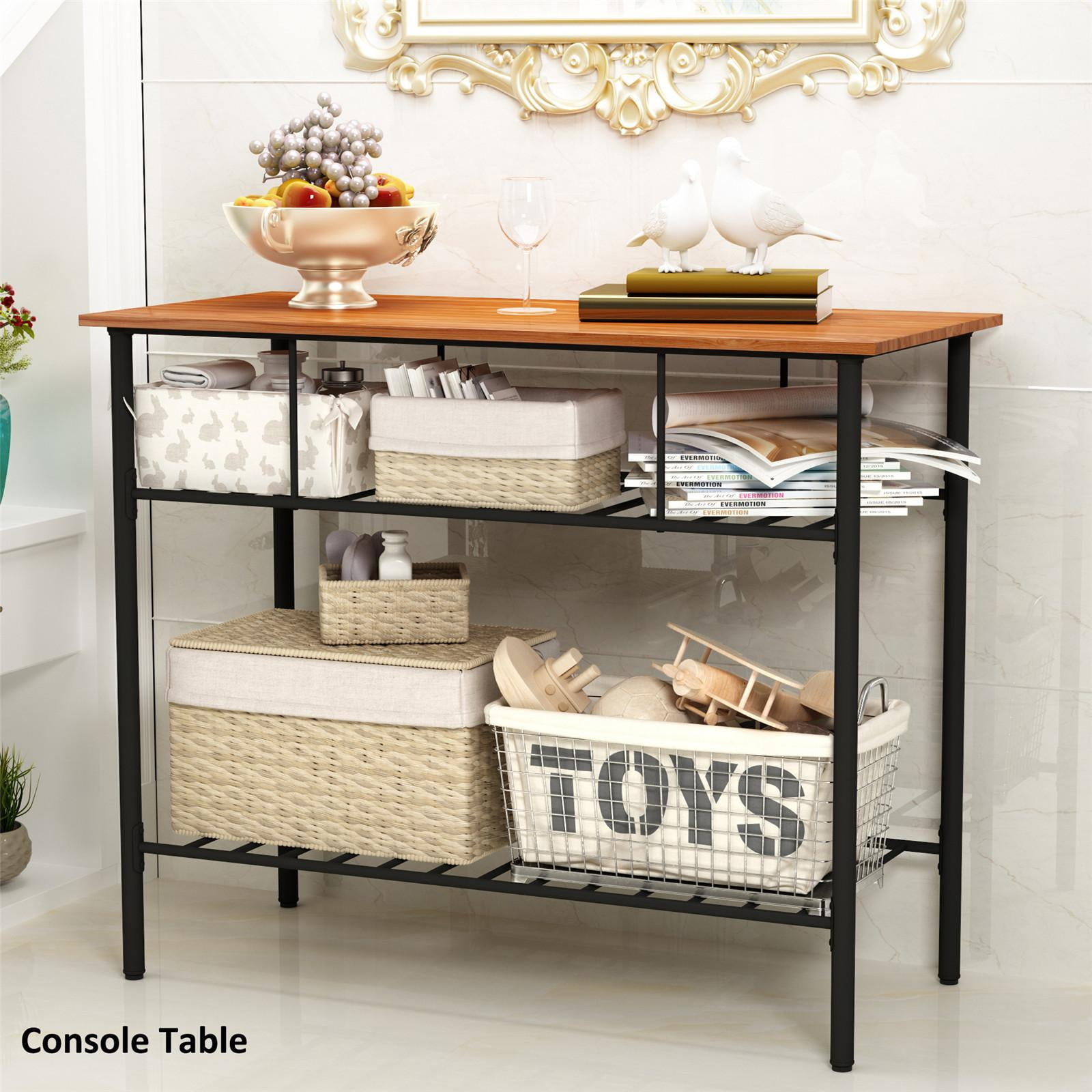 Rustic Farmhouse Counter Height Dining Kitchen Table for Home, Dining