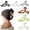 Light, variant on 6PCS Hawaiian Plumeria Flower Hair Clips - Large Non-Slip Matte Claw Clips for Women, Strong Hold Beach Hair Accessories