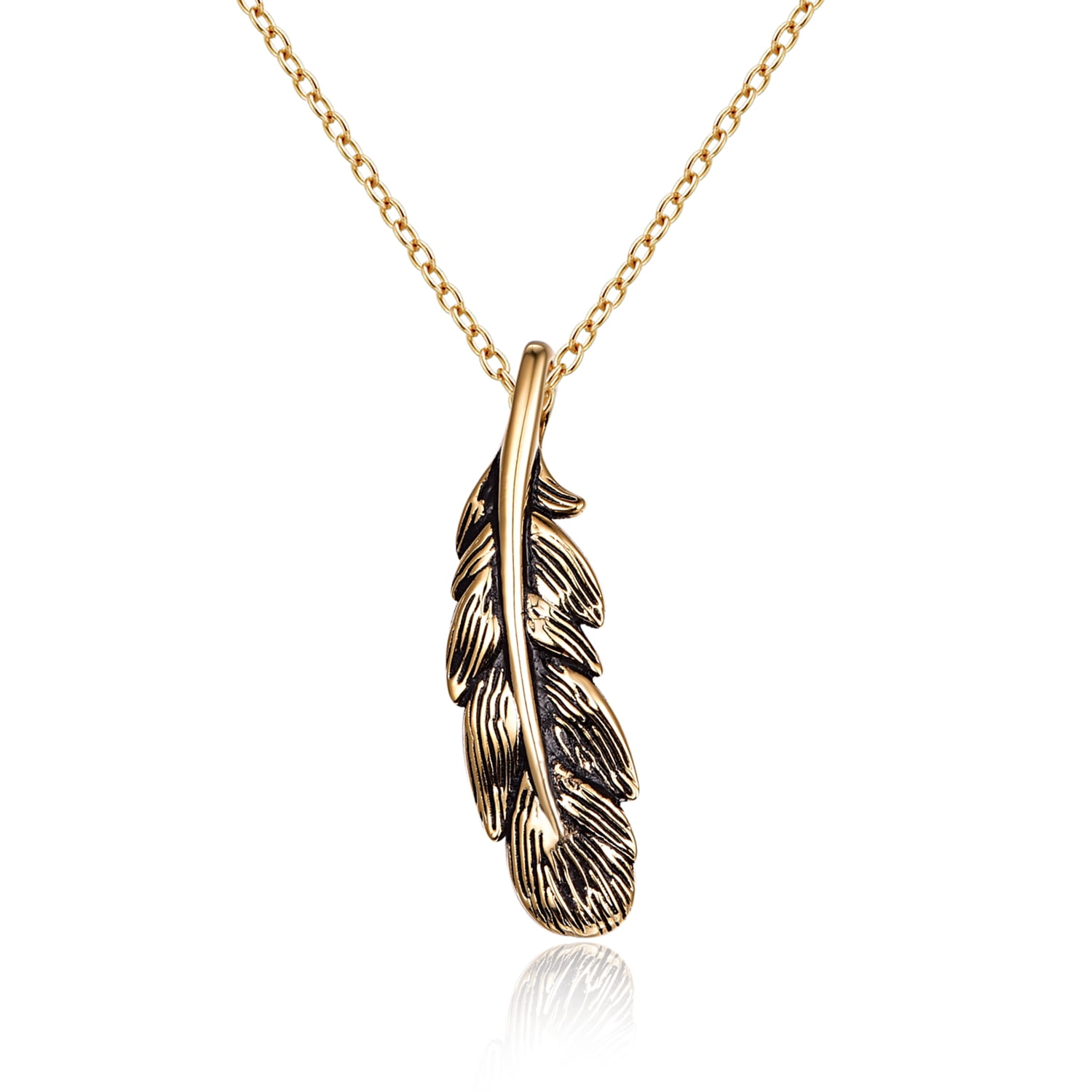 Feather Necklace 925 Sterling Silver Feather Feather Pendant Feather Necklace 925 Sterling Silver Feather Feather Pendant