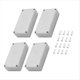 thumbnail image 1 of 4 Piezas 1590B Caja de Pedal de Guitarra Caja de Pedales de Aluminio Fundido A Presión Caja de Interruptor de Palanca 112x61x32 mm, 1 of 5
