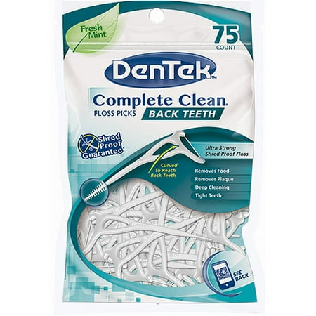 DenTek Complete Clean Easy Angle Floss Picks, 75ct