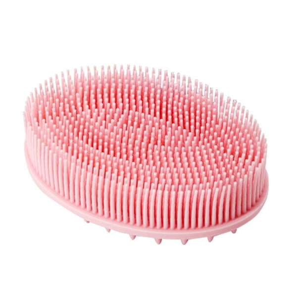 Baño De Silicona Cepillo De Ducha Suave Cepillo De Masaje De Doble Cara Para Masaje De La Piel Circulación Sanguínea Serendint HA044984-02