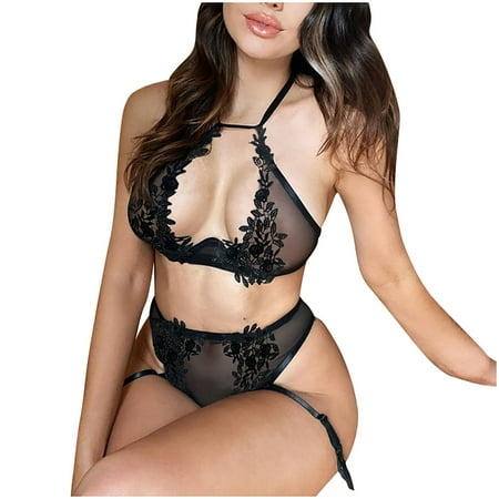 

Hwmodou Ladies Lingerie Sets Underwear Fashion Comfortable Spring Summer Nightwear Bra And Panty Set For Women