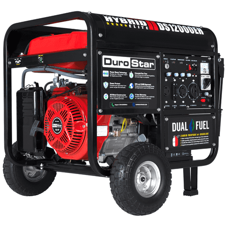 UPC: 0811640015640 | DuroStar DS10000EH 10000-Watt 439cc Dual Fuel Hybrid Generator with Electric Start