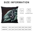 thumbnail image 5 of Orinice Linen Throw Pillow Cover Orange Black and White Butterfly Commonly Known As Small Home Decor Pillowcase  Cushion Cover for Sofa Couch Bed and Car White, 5 of 5