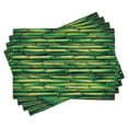 thumbnail image 1 of Ambesonne Forest Place Mats Set of 4, Digital Style Tree Print, Standard Size, Green, 1 of 6