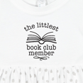 thumbnail image 4 of Inktastic Littlest Book Club Member Baby Reading Girls Baby Dress, 4 of 5