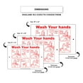 thumbnail image 3 of Regularly Wash Your Hands With Soap Quarantine Disease Office Notice Outdoor Display Health and Safety Novelty Aluminum Metal Sign 18"x24", 3 of 5