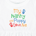 thumbnail image 4 of Inktastic Nanny and Poppy Love Me Grandkid Girls Baby Dress, 4 of 5