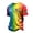 Vermilion, variant on GrmtClth Pride Month Vibrant Gradient T-Shirt for Men Full Rainbow Ombre Crew Neck Short Sleeve "We The People Means Everyone" Casual Wear Dark Green 4XL