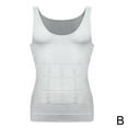 thumbnail image 1 of Men's Elastic Compression Vest Shirt | Nylon Quick Dry Tank Top for Running, Basketball & Gym Workouts | Body Shaping Undershirt for Athletic Performance (Black, S-2XL), 1 of 8