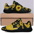 thumbnail image 3 of Ily Sign Language Sunflower Shoes Sneakers for Women Men Black Size 10.5, 3 of 7