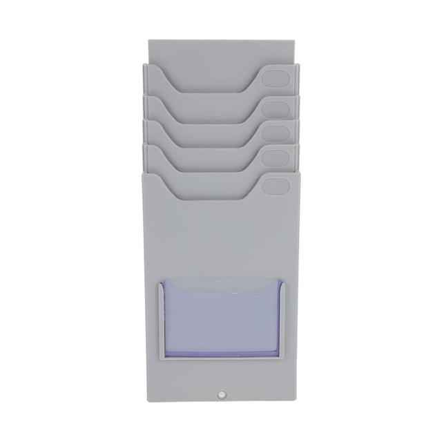 Time Rack Cards Holder Wall Attendance Mount Retractable Mounted Organizer Expandable Plastic Pocket Exam Slots Material