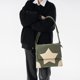 thumbnail image 5 of Bolso bandolera de pana de gran capacidad con estrella de moda, bolso para estudiantes con correa ajustable, 5 of 9