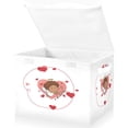 thumbnail image 2 of Iauyy Large Storage Box with Lid - Foldable Home Storage Bins for Clothes Toy Holiday Decor, Cupid's Painting (42*32*30cm), 2 of 6