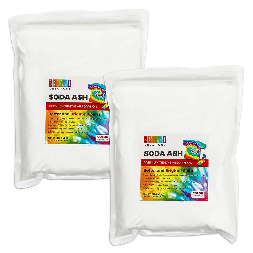 Soda Ash for Tie Dye Shirts Party Creative Activities Kit (1 lb, 2