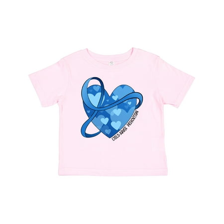 

Inktastic Child Abuse Prevention-Ribbon Around Heart Gift Baby Boy or Baby Girl T-Shirt
