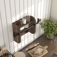 thumbnail image 2 of Mack Wood Reclaimed Oak Decorative Wall Rack with 4-Hook, 2 of 16