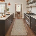 thumbnail image 3 of GENIMO 8'x10' Area Rug for Living Room, Large Machine Washable Non Slip Low Pile Rug for Bedroom Dining Room, Artistic Modern, Dusty Green, 3 of 7