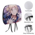 thumbnail image 3 of My Hero Academia Himiko Toga Car Headrest Cover 2 Pcs Vehicles Seat Pillow Cover Protector Accessories Decor Auto Front/Rear Seats Head Rest Cover 2 Pcs Universal Fit Most Cars Sedan SUV Van, 3 of 7