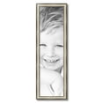 thumbnail image 2 of ArtToFrames 9" x 32" Antique Silver Panel Picture Frame, 9x32 inch Silver Wood Poster Frame (WOM-4760), 2 of 7
