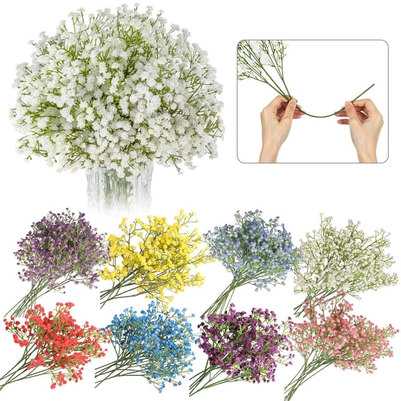 Artificial Baby's Breath Bouquet Baby Breath Artificial Flowers Babys Breath Flowers Realistic Artificial Flowers Bouquet Flores Artificiales Decoracion for Wedding Home Decoration