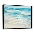 thumbnail image 2 of Designart "Liquid Art Of Oceanic Charm I" Ocean Floater Framed Wall Art Prints, 2 of 5