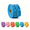 Blue, variant on Admission Ticket Voucher Coupon Raffle Ticket Roll 1000pcs Per Roll 500 Pairs Perforated Tear Off Design for Events Green