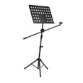 thumbnail image 2 of Soporte para partituras musicales, soporte para partituras musicales, antideslizante, estable, profesional, plegable, para principiantes, violinistas negro, 2 of 8