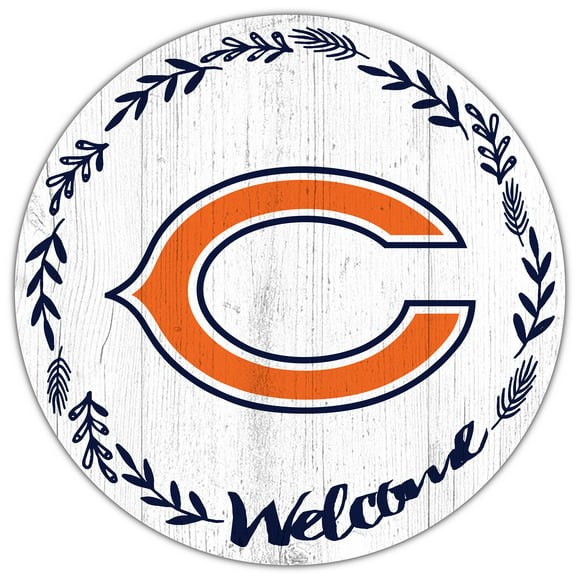 Chicago Bears Team Com, Vintage Bar Stools Chicago Bears Logo