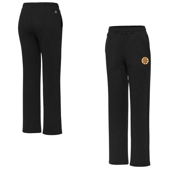 Women's Antigua Black Boston Bruins Victory Sweatpants
