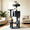 Dark Gray, variant on Cat Tree, 44-Inch Cat Tower with Sisal Scratching Post, Multi-Level Plush Pet' Toy Tree with Climbing Ladder, Pink