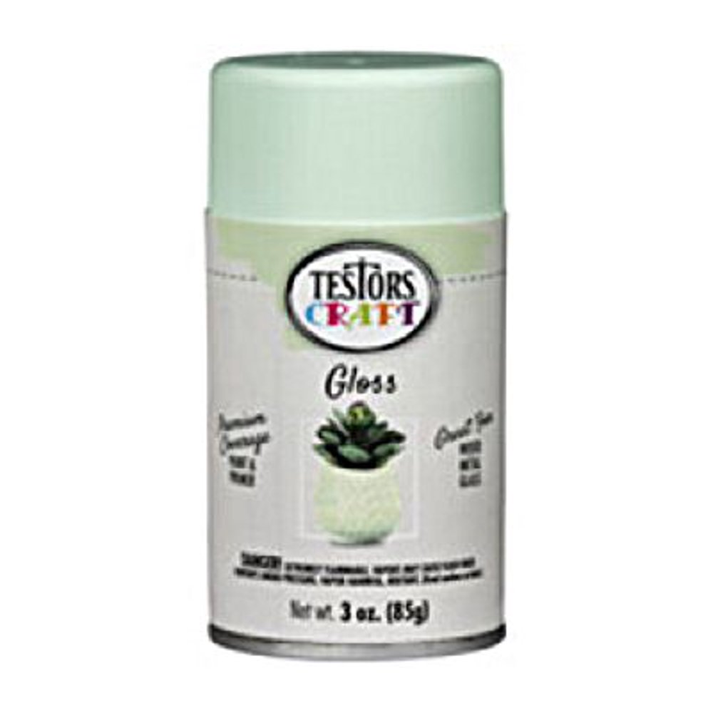 1PKTestors 353595 Paint Spray Glo Mint Green 3 Ounce
