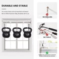 thumbnail image 4 of LazBlinds No Tools-No Drill 1" Aluminum Mini Blinds, Cordless Blinds for Windows, Light Filtering Horizontal Blinds and Shades for Window Size 19'' W x 36'' H, White, 4 of 6