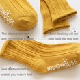 thumbnail image 4 of 6 Pairs Baby Non Slip Grip Ankle Socks with Non Skid Soles for Infants Toddlers Kids Boys Girls 0-36 Monthes, 4 of 5