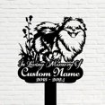 thumbnail image 5 of Handmadetneonsign Pomeranian Memorial Metal With Stake, Pomeranian Dog Metal Name Sign Stake, Dog Metal Stake Decor, 5 of 5