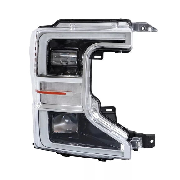 Full LED Headlight For 2020-2022 Ford F250 F350 Super Duty Chrome Trim Right