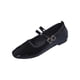 thumbnail image 1 of Cojines Del Dedo Del Pie para Zapatos Correas Ajustables de Mary Jane con Cierres de Hebilla Pulidos Zapatos Negros de Mujer en Cuero Patentado Brillante para Uso Casual, 1 of 9