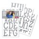 thumbnail image 1 of Sei Classic Glitter Heat Transfers Letras Para Camisetas Termoadhesivas, 3 Pulgadas, Plateado, 4 Unidades, 1 of 5