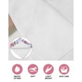 thumbnail image 6 of Pink Flowers Kitchen Dish Towels for Drying Dishes Set of 3, Spring Floral Butterfly Leaves Plants Blue Plaid Waffle Weave Microfiber Hand Tea Bathroom Towels Quick Dry & Absorbent Towel 12x12, 6 of 7