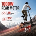 thumbnail image 2 of AJOOSOS X48 Scooter Eléctrico con Asiento para Desplazamientos, Potencia de Motor de 48V 1000W, Velocidad Máxima de 35 mph, E-scooter Plegable para Adultos, Certificado UL2272, 2 of 9