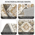 thumbnail image 4 of IsecretJoy Hallway Washable Runner Rug, 2x6 Vintage Soft Kitchen Low Pile Runners with Non Slip Backing, Stain Resistant Floor Mat for Entryway Laundry Room Bedroom, 4 of 11