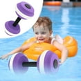 thumbnail image 3 of Shaped Floating Dumbbell Women Yoga Fitness Swimming Equipment Supplies(Purple), 3 of 5