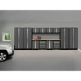 thumbnail image 2 of NewAge Products Bold Series Gray 14 Piece Cabinet Set, Heavy Duty 24-Gauge Steel Garage Storage System, LED Lights Included, 2 of 11
