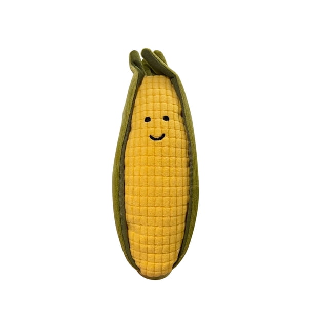 Jellycat Corn Plush, Stuffed Animal Toy Kid Toys, 8" Cute Corn Plushies, Soft & Huggable, Bedtime Friend Christmas Gifts for Girls Boys Kids Adult