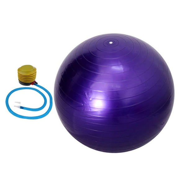 55cm Thickened Workout Stability Ball & Anti Burst Exercise Equipment for Home, , Gym, Core Strength, Yoga, Fitness, Desk Chairs