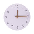 thumbnail image 1 of Miangastore Frameless Design Wall Clock White Density Board 1Pcs 11.8x11.8in, 1 of 8