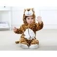 thumbnail image 1 of Combinaison à Capuchon en Flanelle pour Bébé Unisexe, Costume d'Animal, Hiver Automne, Cosplay, Léopard, 100 cm, 1 of 6