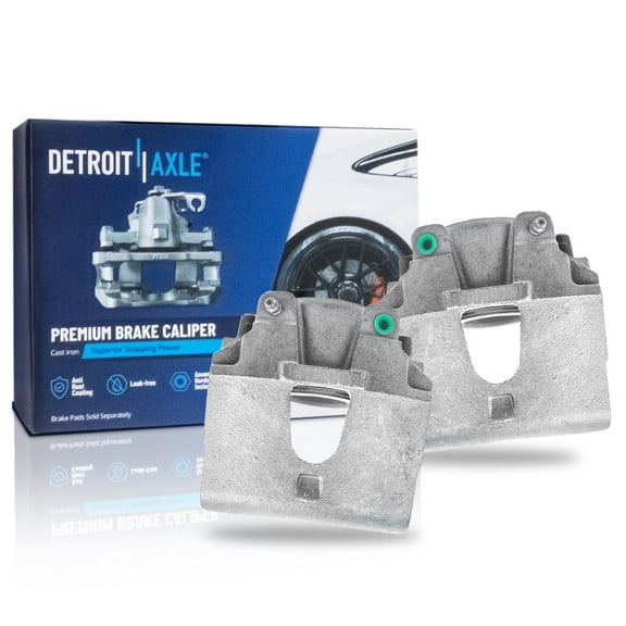 Detroit Axle - 2pc Front Brake Calipers for 2000 2001 2002 Dodge Dakota Durango Disc Brake Calipers Replacement Brake Calipers Assembly