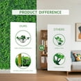 thumbnail image 4 of 24Pcs 24x16 Artificial Grass Wall Panels - Boxwood Privacy Screen UV Protected Waterproof Indoor Outdoor Garden Fence Backyard, 4 of 11